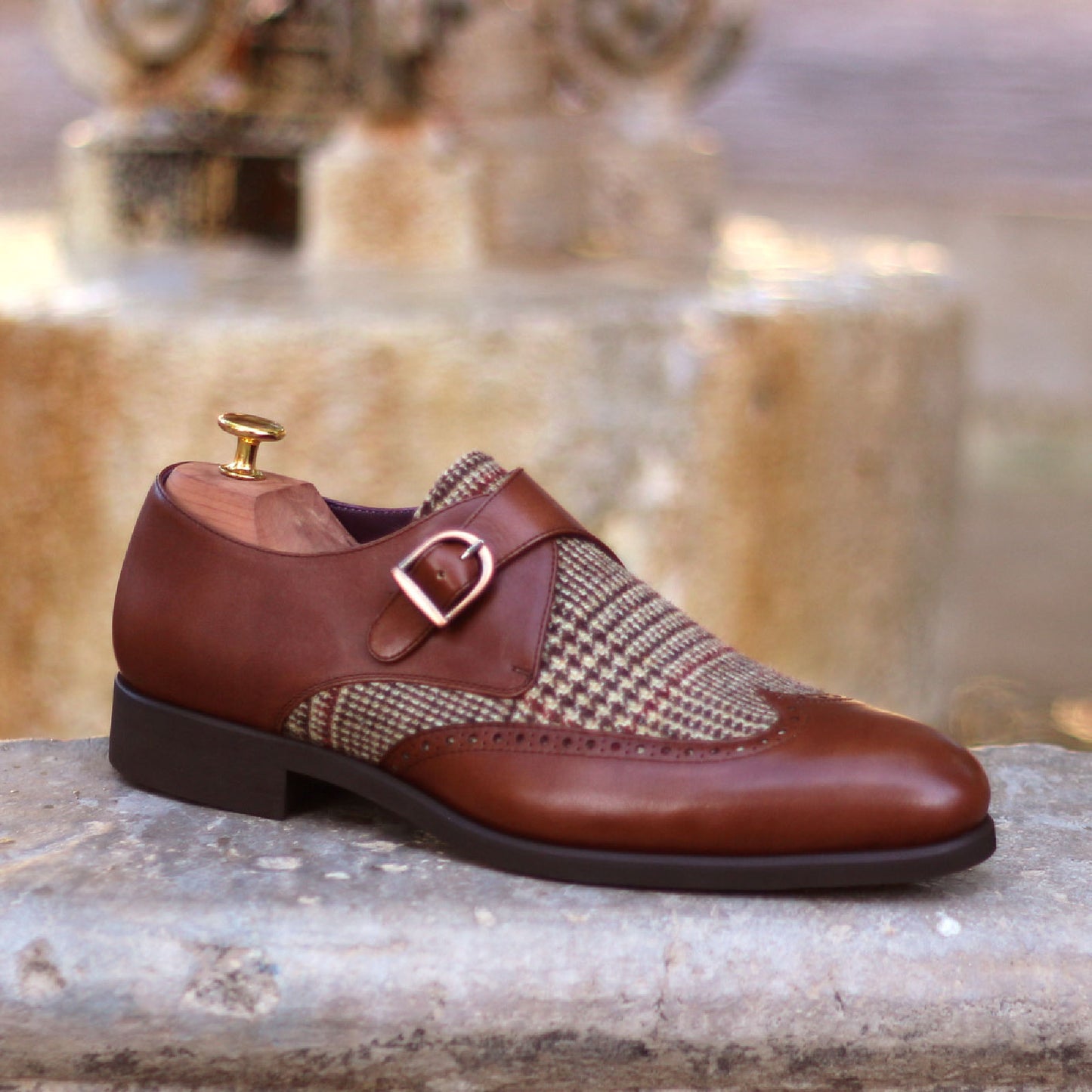 Single Monk Strap Shoes