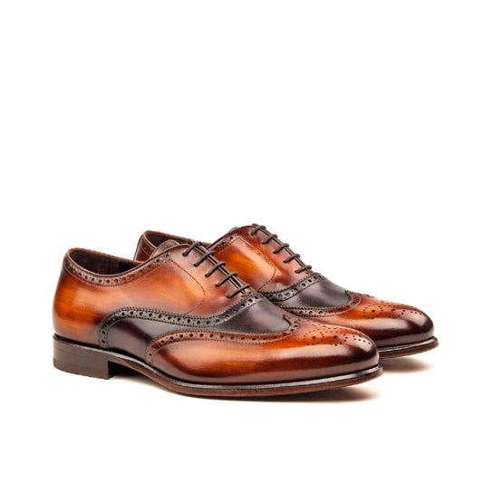 Full Brogue Men's Shoes in Dark Brown